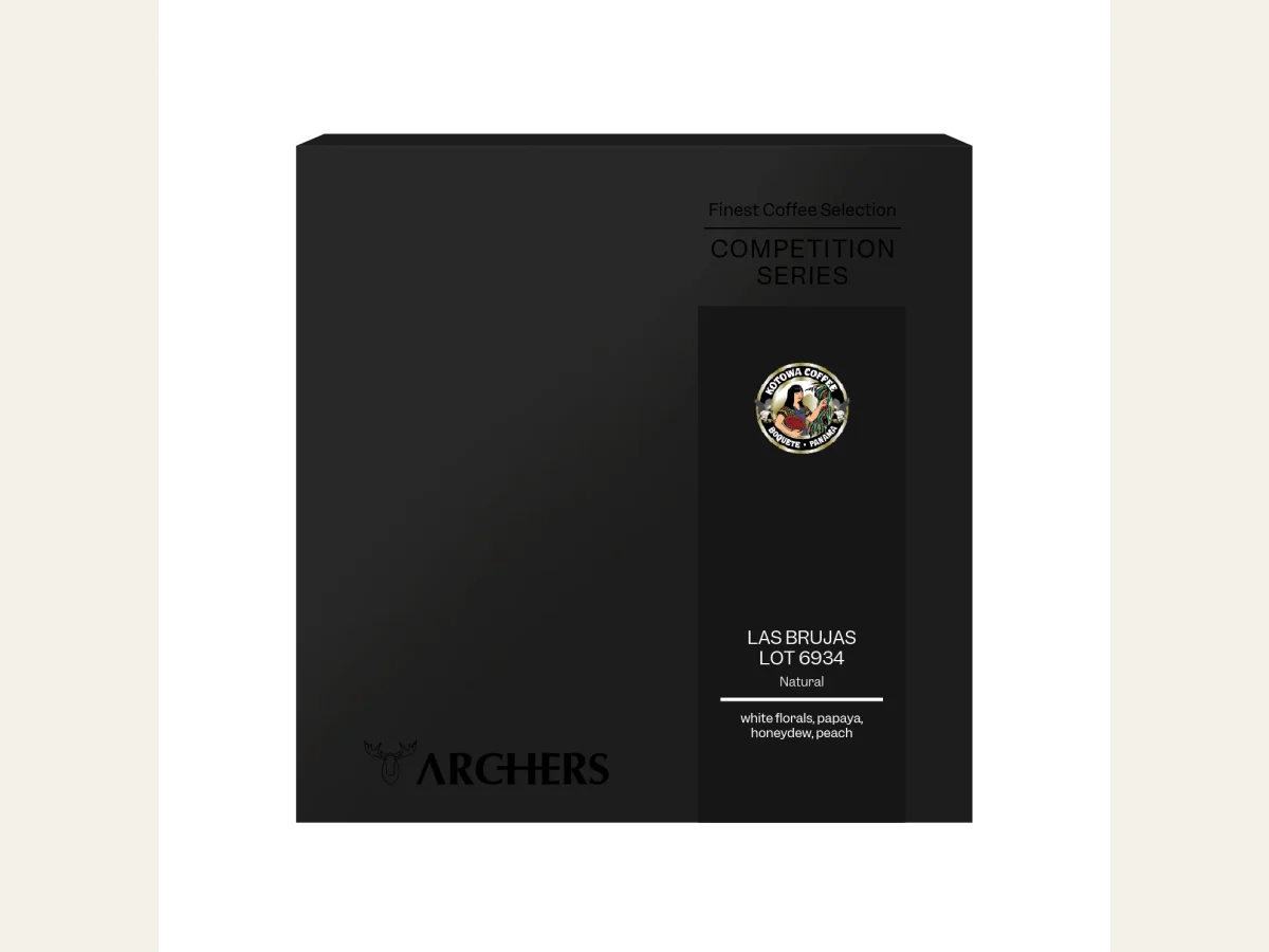 Archers Coffee Panama - Kotowa Coffee Las Brujas Lot 6934 bag illustration