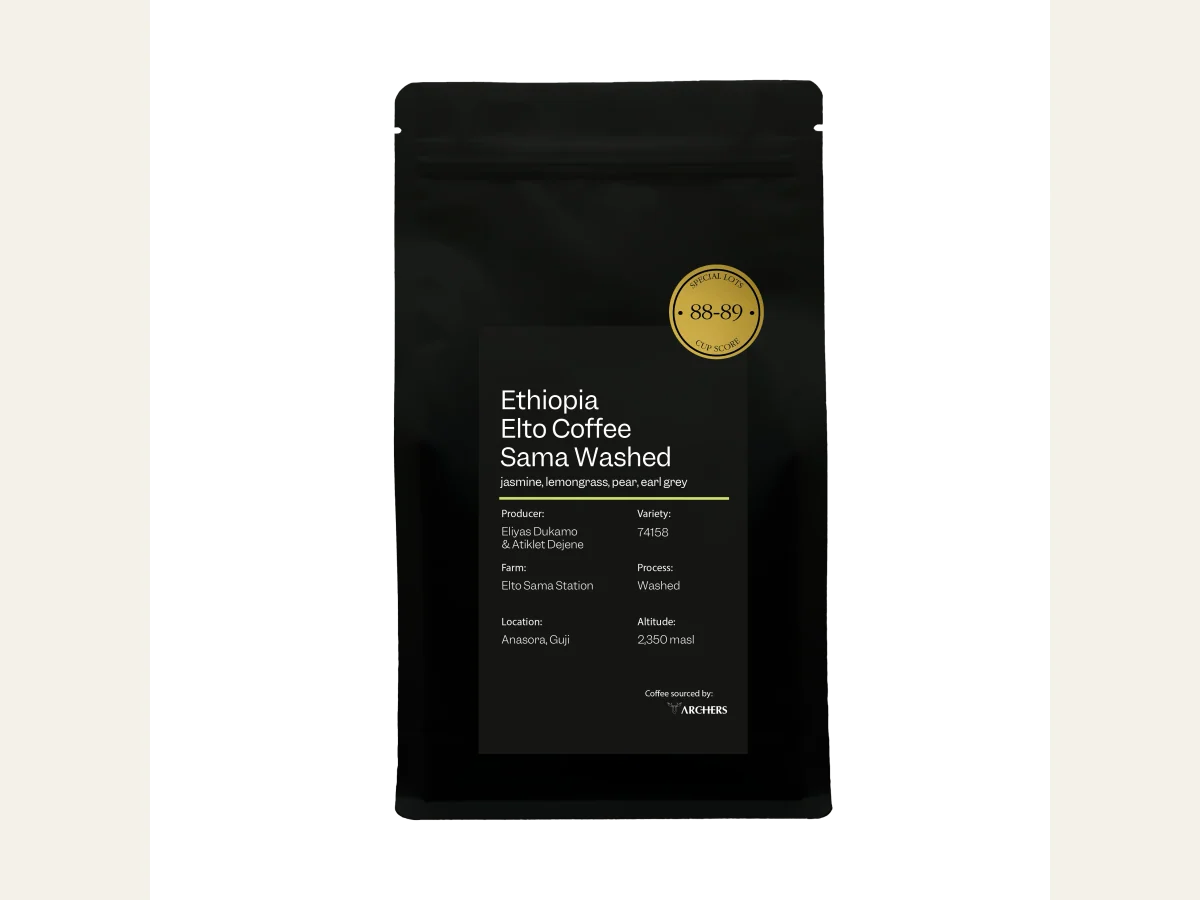 Ethiopia - Elto Coffee Sama Washed coffee bag