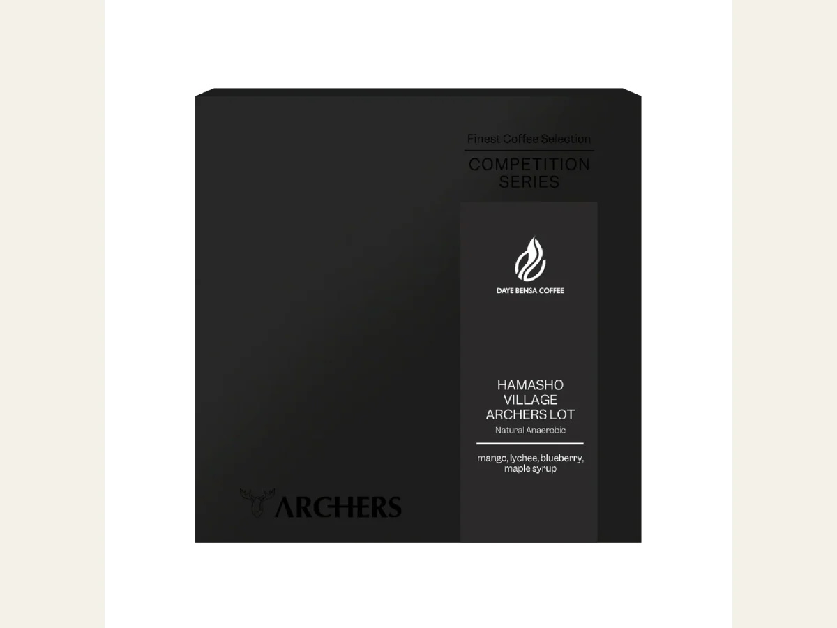 Ethiopia - Hamasho Village Natural Anaerobic Archers Lot coffee bag