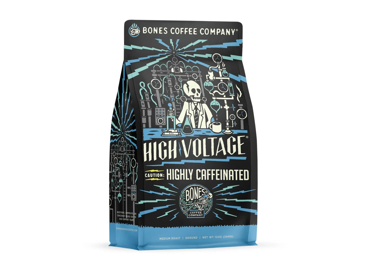 High Voltage coffee bag