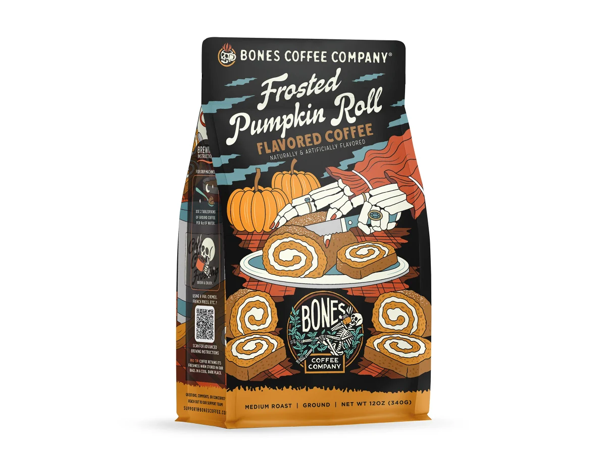 Frosted Pumpkin Roll coffee bag