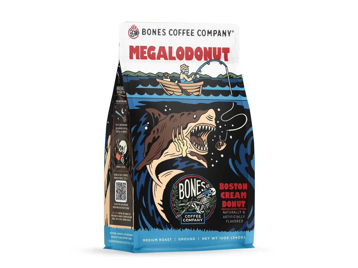 Megalodonut coffee bag
