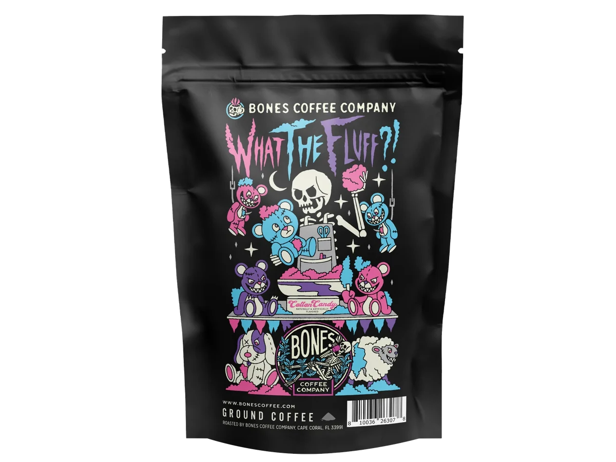 Bones Coffee Company What The Fluff?! coffee bag