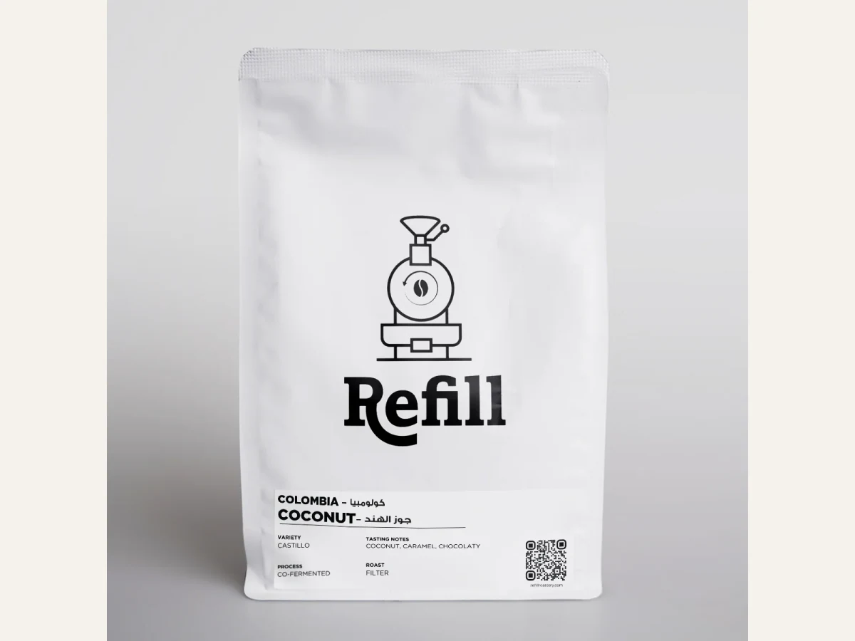 Colombia Coconut coffee bag