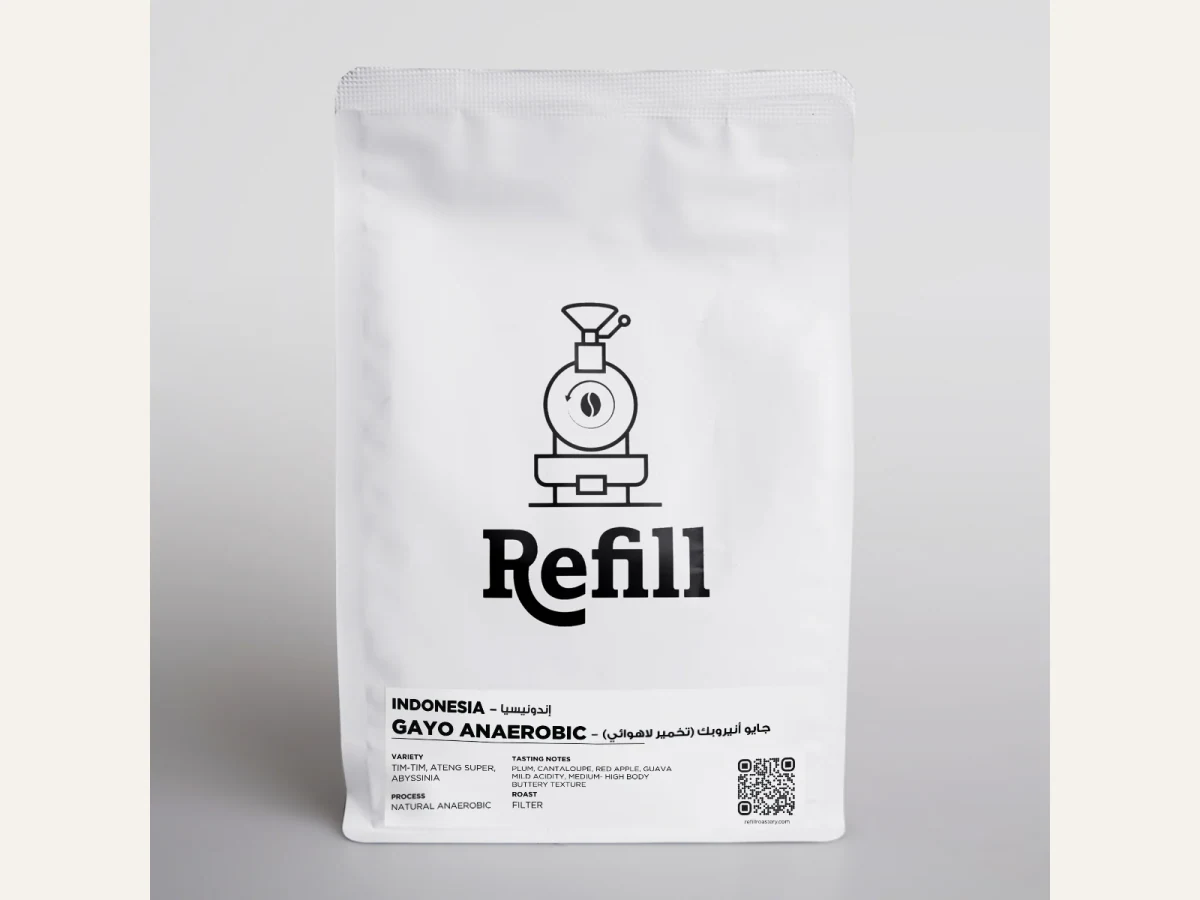 Refill Roastery Indonesia Gayo Anaerobic coffee bag